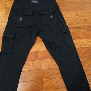 Black Cargo Pants FIRM ABS SIZE S